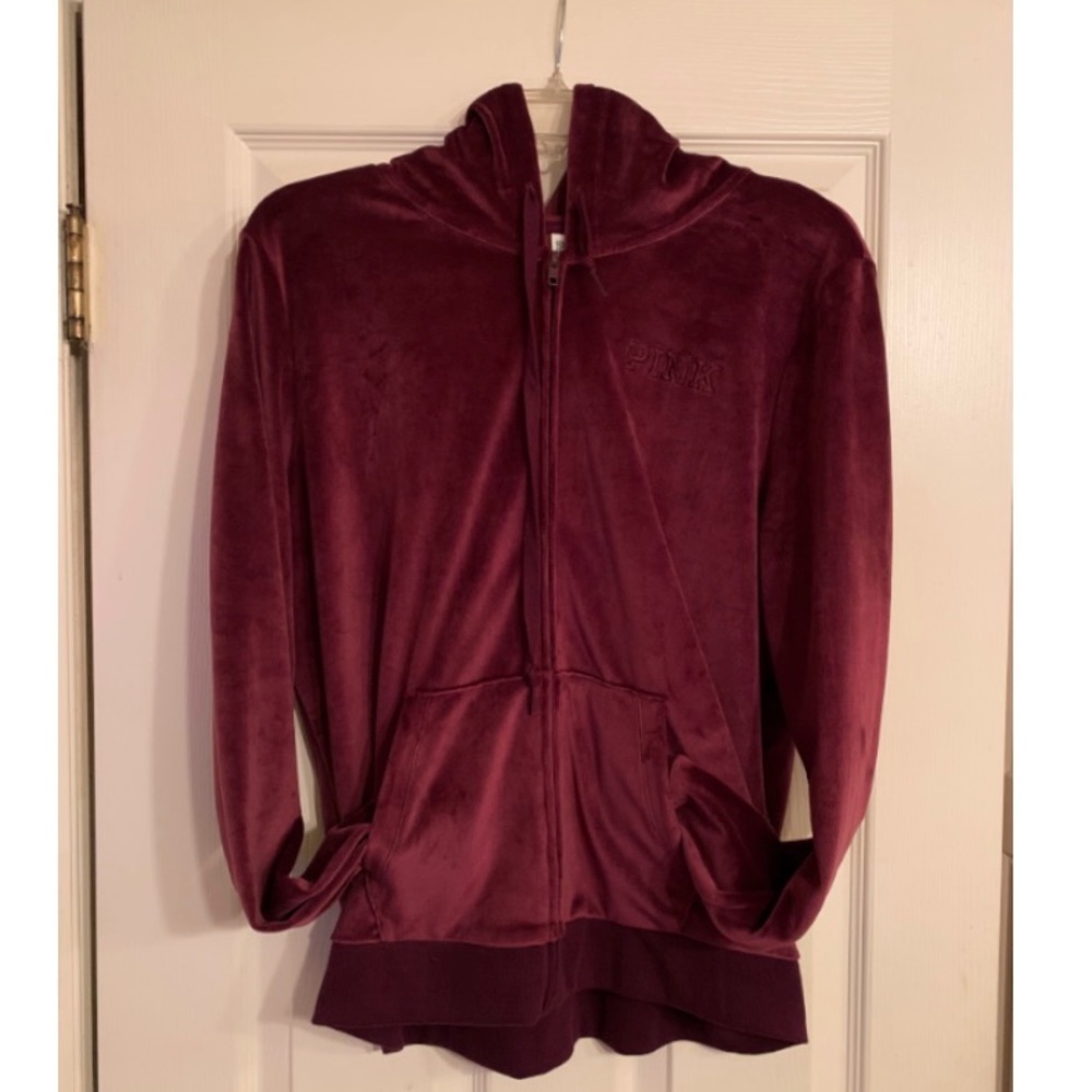 NEW VS Pink Velour Sweatshirt